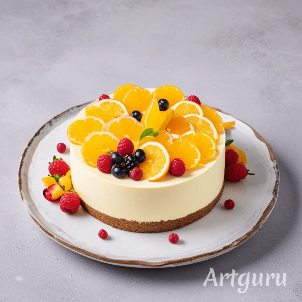 Tarta Mousse de Queso y Citricos